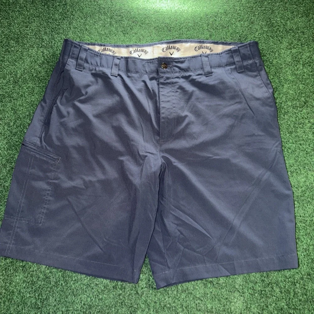 Callaway Mens Navy Blue Golf Shorts Optimum Performance Size 40 ST2911